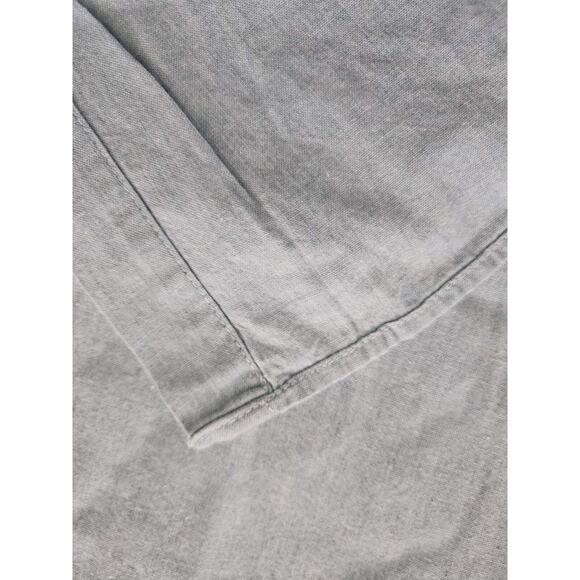 Vtg 90s Embroidered Mickey Inc Cotton Long Sleeve Jean Button Up Shirt Size XL - Picture 4 of 10